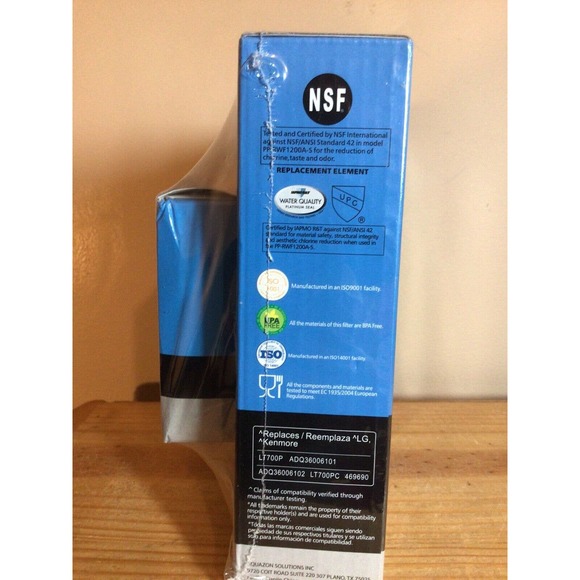 3 LG Kenmore PP-RWF1200A Refrigerator Replacement Water Filters 3 Carbon AF004 - Picture 6 of 10